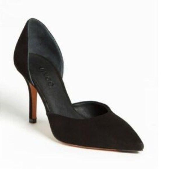 VINCE d'Orsay pump in luxe Italian suede. - Picture 3 of 8